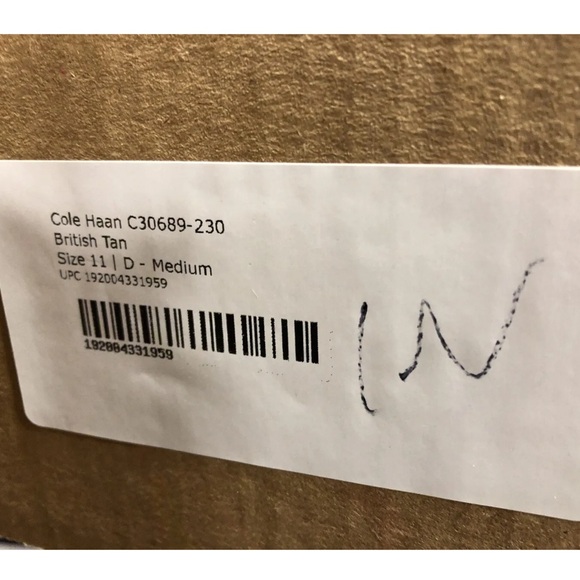 Cole Haan Men’s Wayne Cap Toe Oxford Dress Shoes Cognac, Size 11 D - Picture 5 of 5